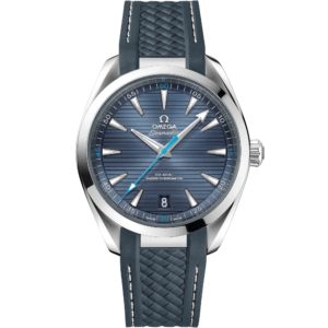 OMEGA® Seamaster Aqua Terra 150M 41 mm, steel on rubber strap