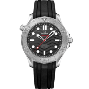 OMEGA® Seamaster Diver 300M 42 mm, steel on rubber strap