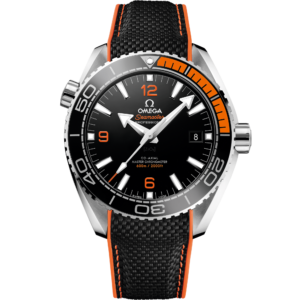 OMEGA® Seamaster Planet Ocean 600M 43.5 mm, steel on rubber strap