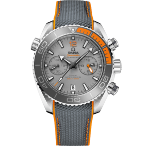 OMEGA® Seamaster Planet Ocean 600M 45.5 mm, titanium on rubber strap