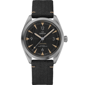 OMEGA® Seamaster Railmaster 40 mm, steel on coated nylon fabric strap