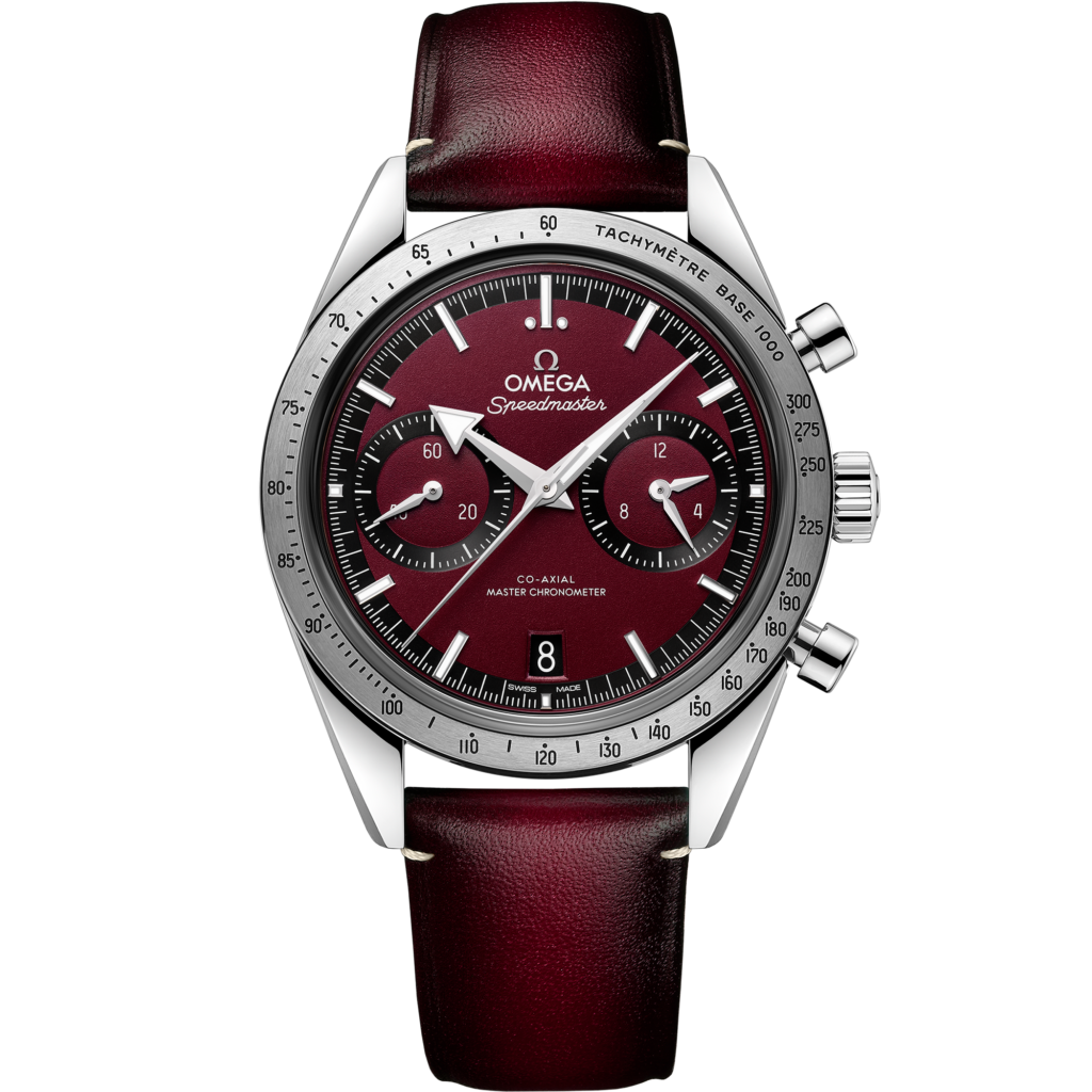 OMEGA® Speedmaster Speedmaster '57 40.5 mm, steel on leather strap ...