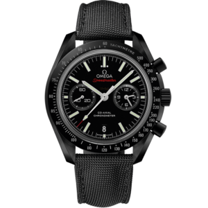 OMEGA® Speedmaster Dark Side of the Moon 44.25 mm, black ceramic on coated nylon fabric strap