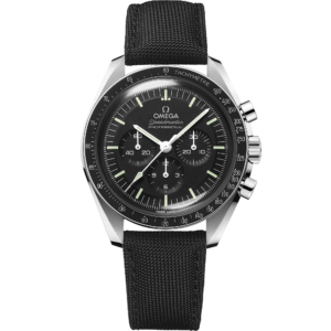 OMEGA® Speedmaster Moonwatch Professional 42 mm, steel on coated nylon fabric strap