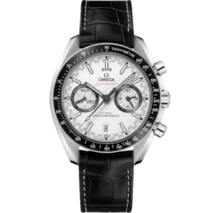 OMEGA® Speedmaster Racing 44.25 mm, steel on leather strap